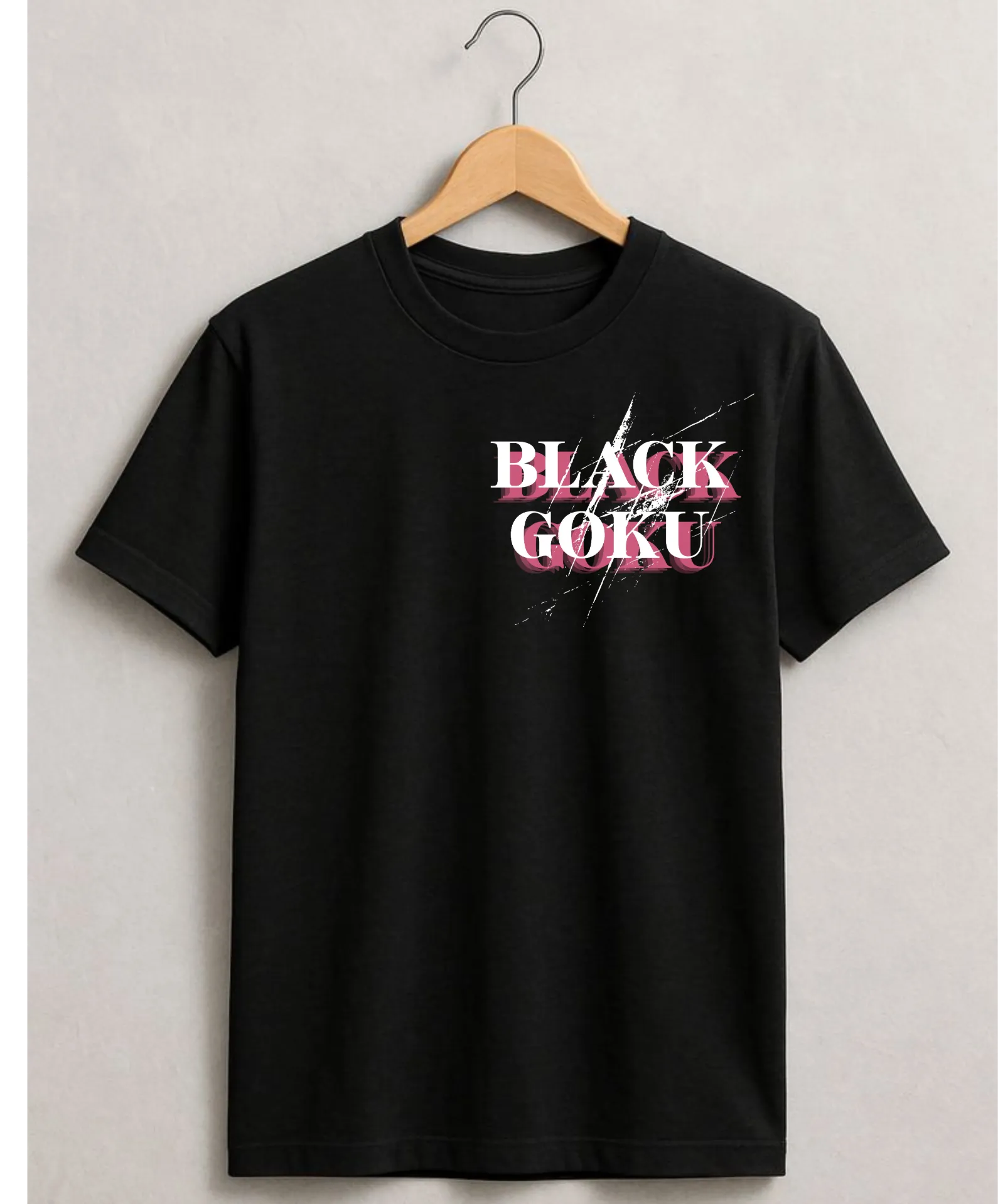 Playera Premium Black Goku 🩷 (Negro, XS)